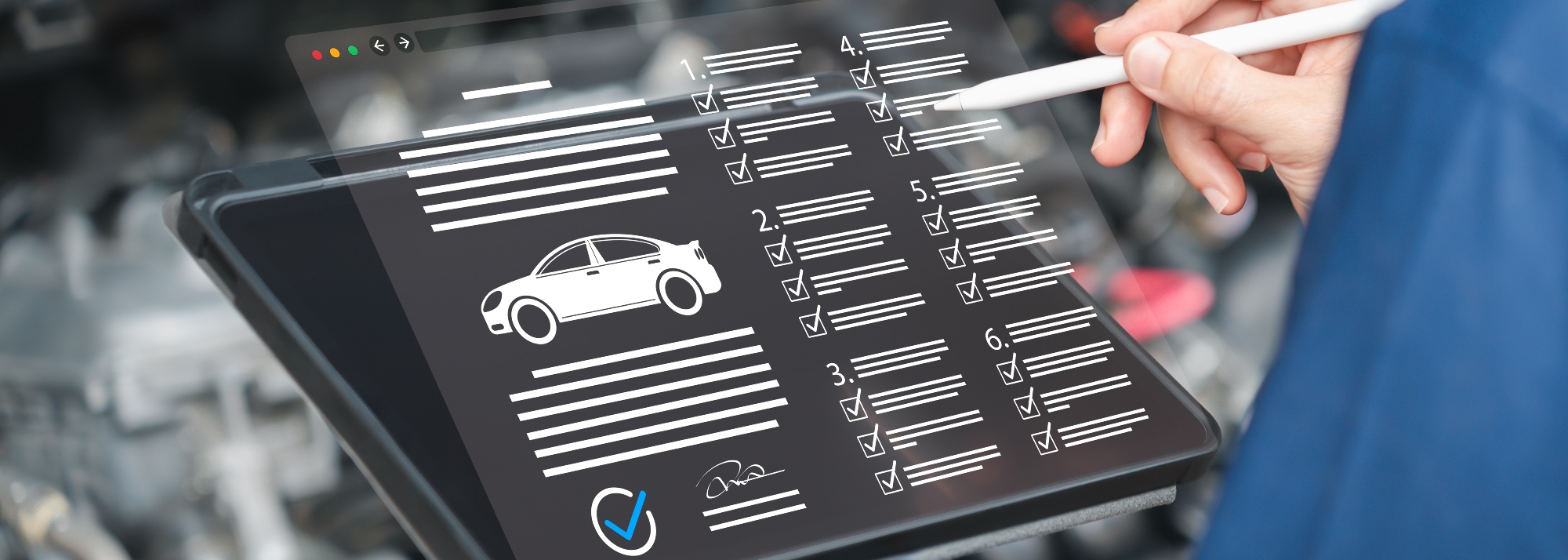 banner Perguntas frequentes sobre inspeção automóvel